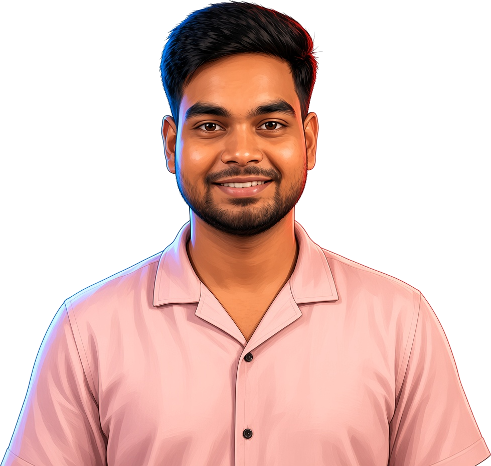Illustrated portrait of Vaibhav Singh